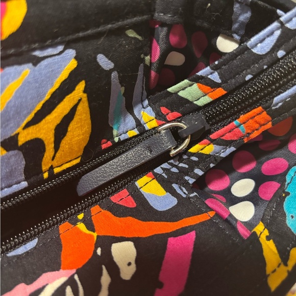 VERA BRADLEY Iconic Get Carried Away Butterfly Flutter Print Tote Bag - Picture 7 of 7